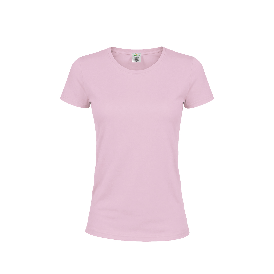 Damski kolorowy T-shirt "keya" WCS180 P164787T różowy