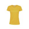 Damski kolorowy T-shirt "keya" WCS180 P164787T złoty