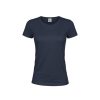 Damski kolorowy T-shirt "keya" WCS180 P164787T granatowy ciemny