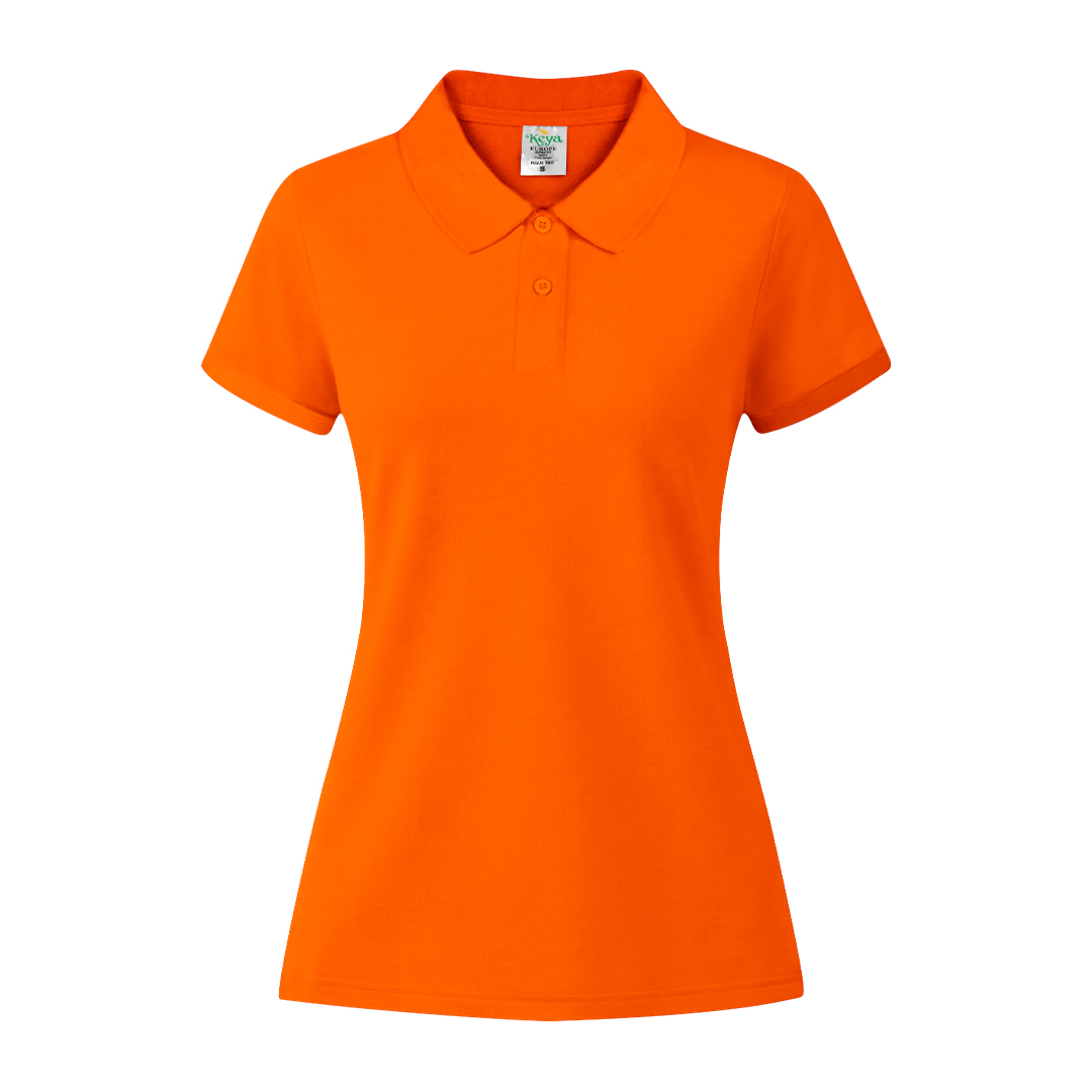 Damskie kolorowe polo "keya" WPS180 P164857T pomarańczowy