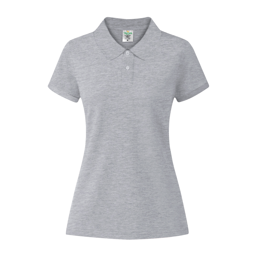 Damskie kolorowe polo "keya" WPS180 P164857T szary