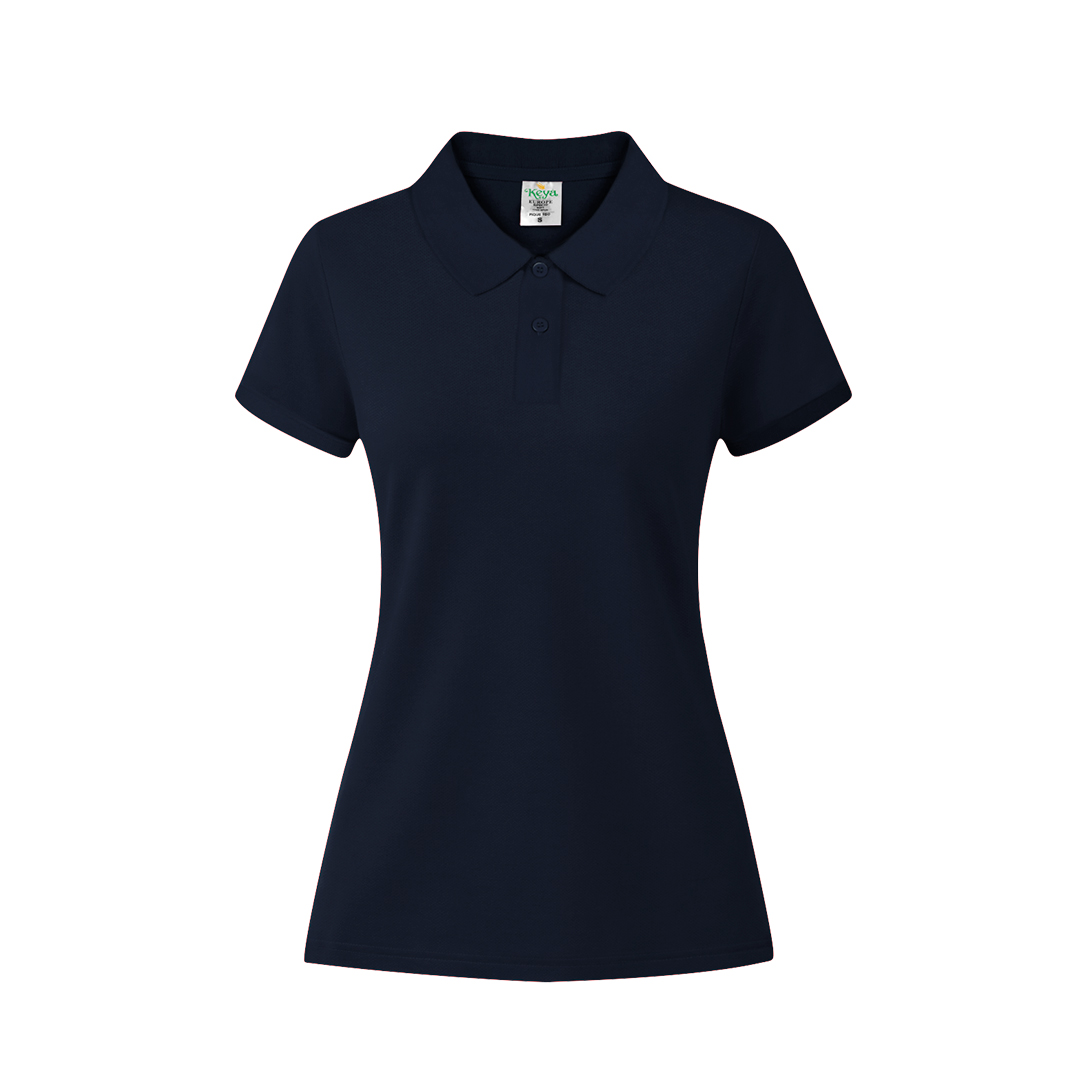 Damskie kolorowe polo "keya" WPS180 P164857T granatowy ciemny