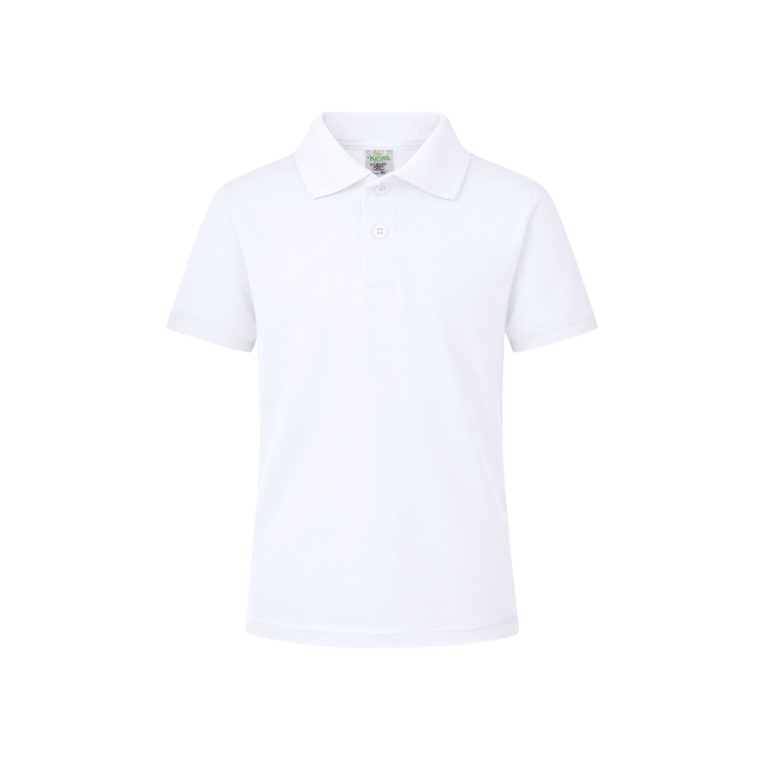 Dziecięce białe polo "keya" YPS180 P164982T MKT-5875-W