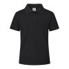 Dziecięce kolorowe polo "keya" YPS180 P164987T czarny Dziecięce kolorowe polo "keya" YPS180 P164987T czarny