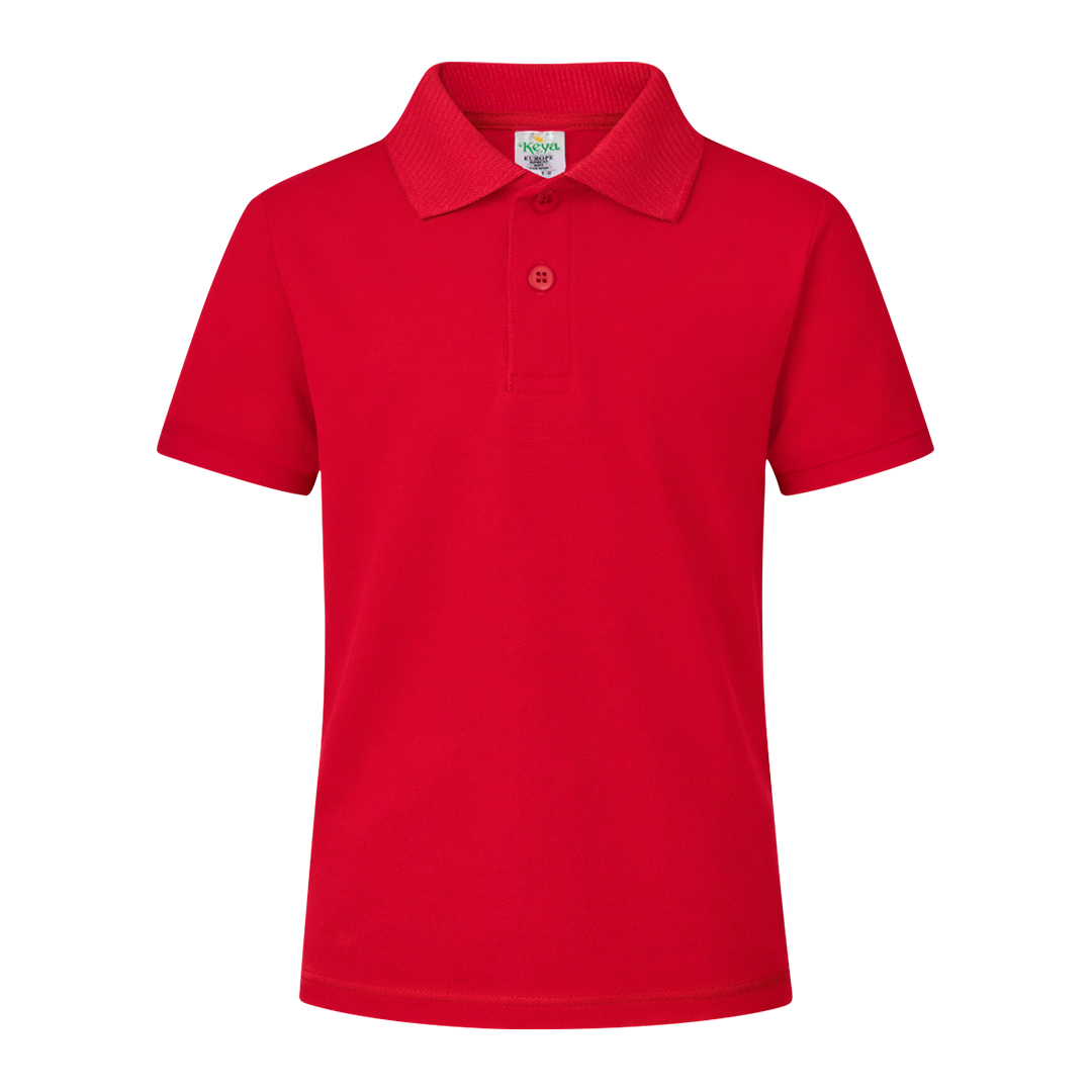 Dziecięce kolorowe polo "keya" YPS180 P164987T czerwony Dziecięce kolorowe polo "keya" YPS180 P164987T czerwony