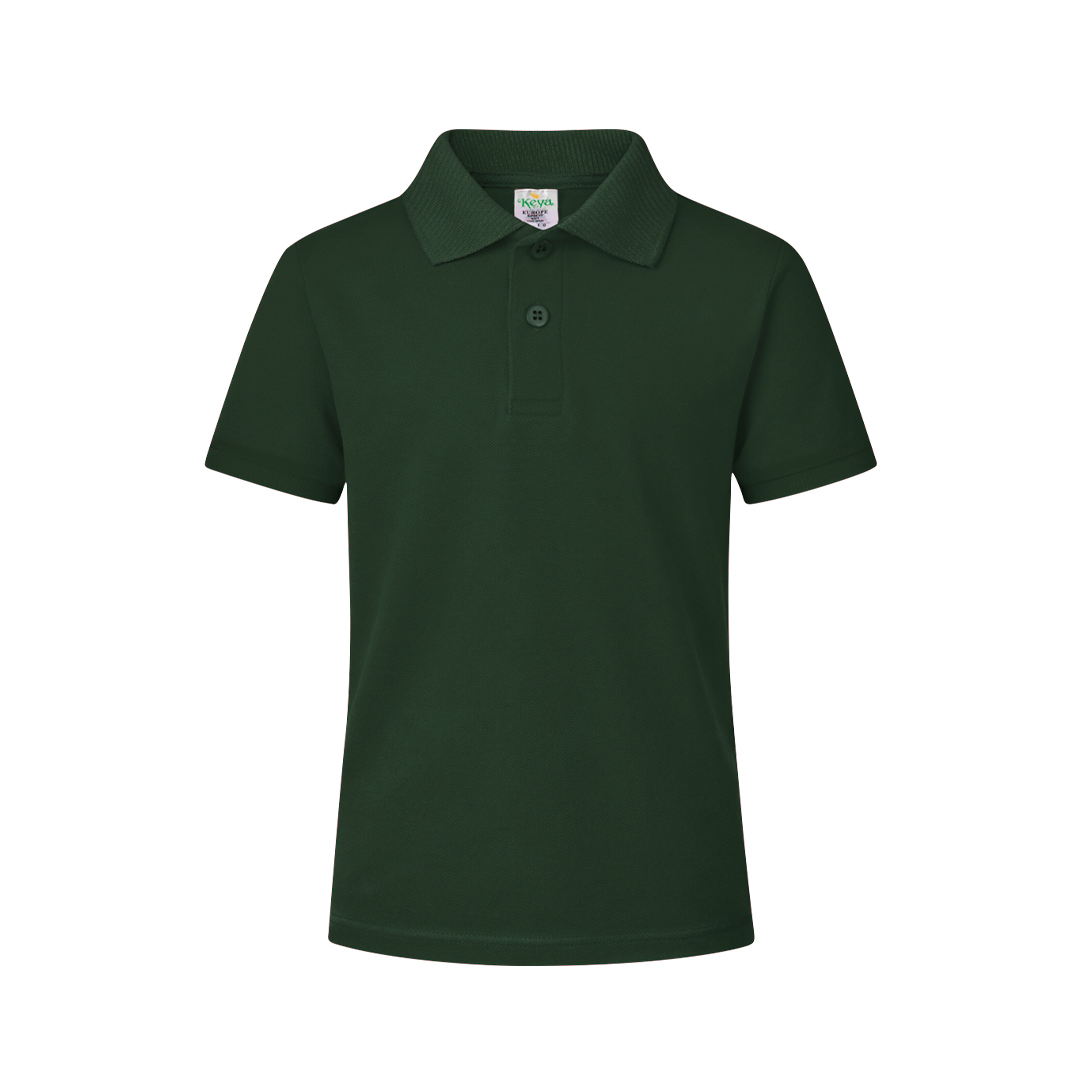 Dziecięce kolorowe polo "keya" YPS180 P164987T zielony butelkowy Dziecięce kolorowe polo "keya" YPS180 P164987T zielony butelkowy