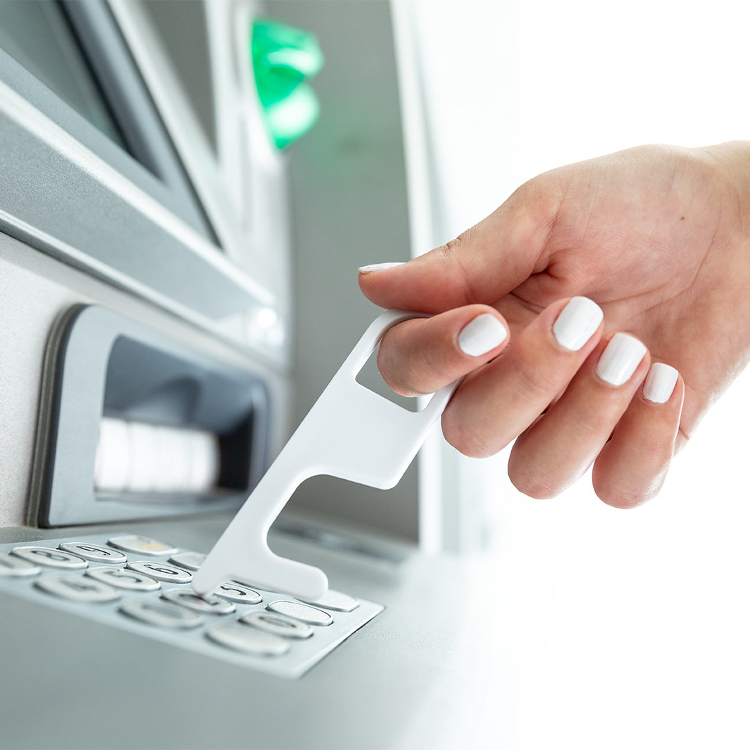 Antybakteryjny brelok antykontaktowy Riken P166278T