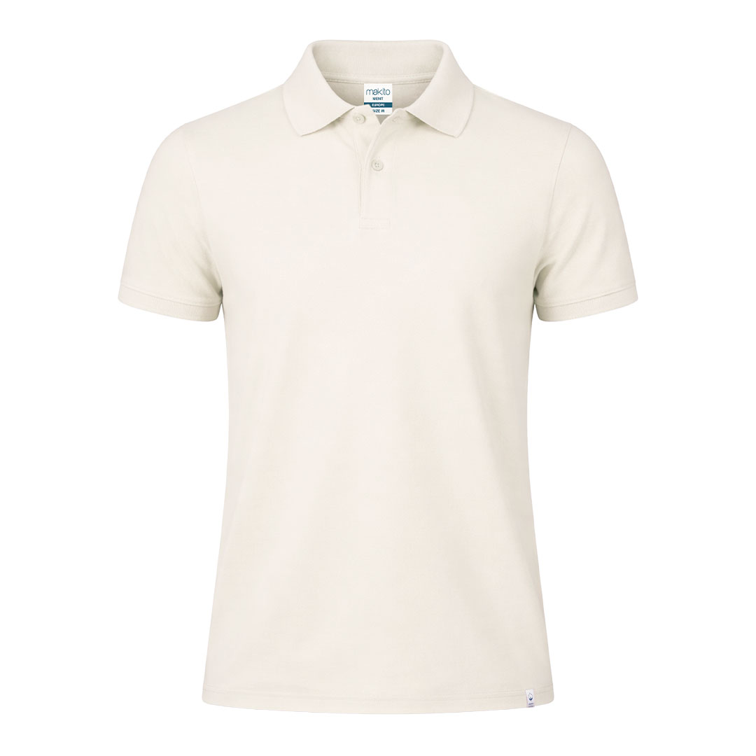 Polo dla dorosłych Ment P168587T beżowy pastel