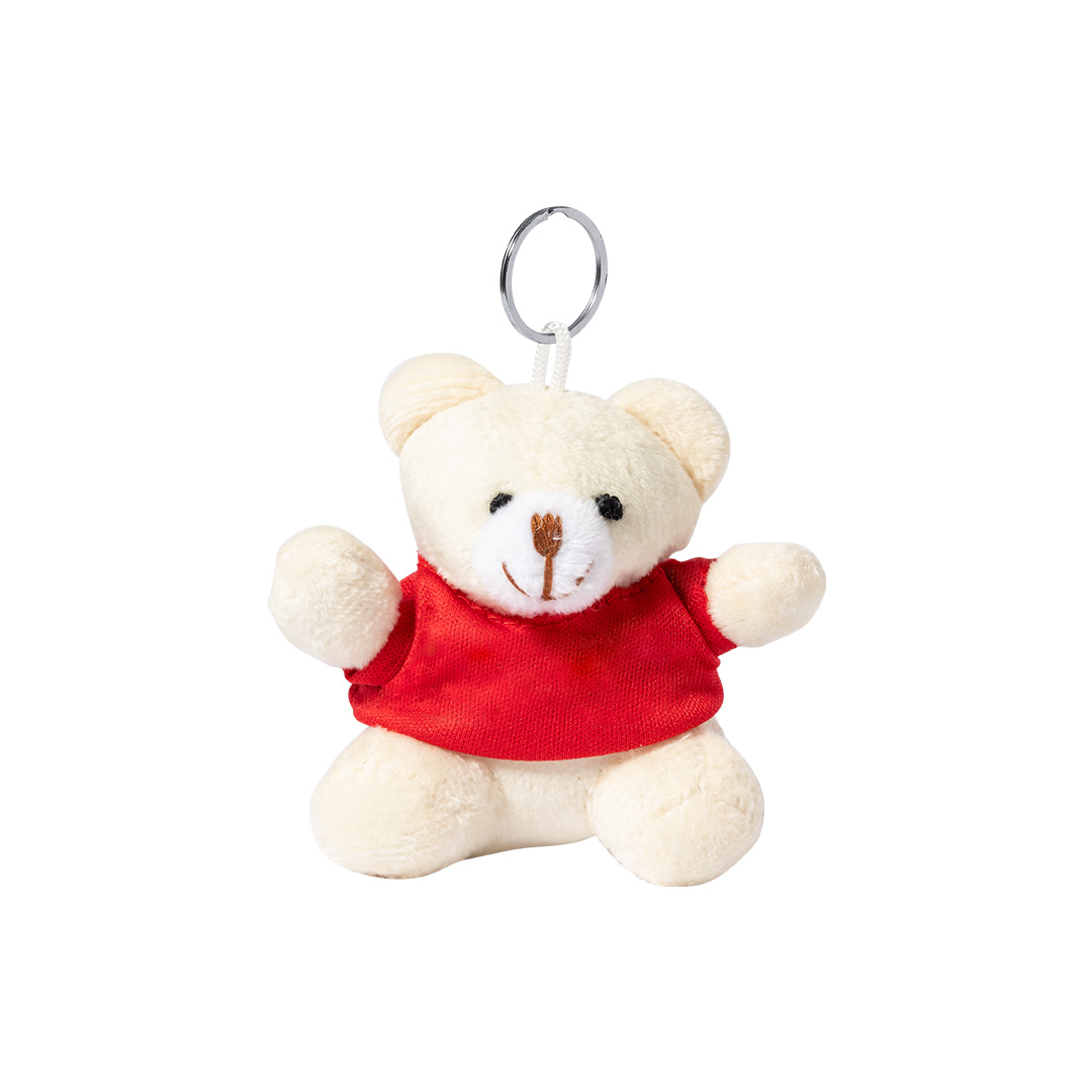 Brelok miś Tedchain P163819T czerwony