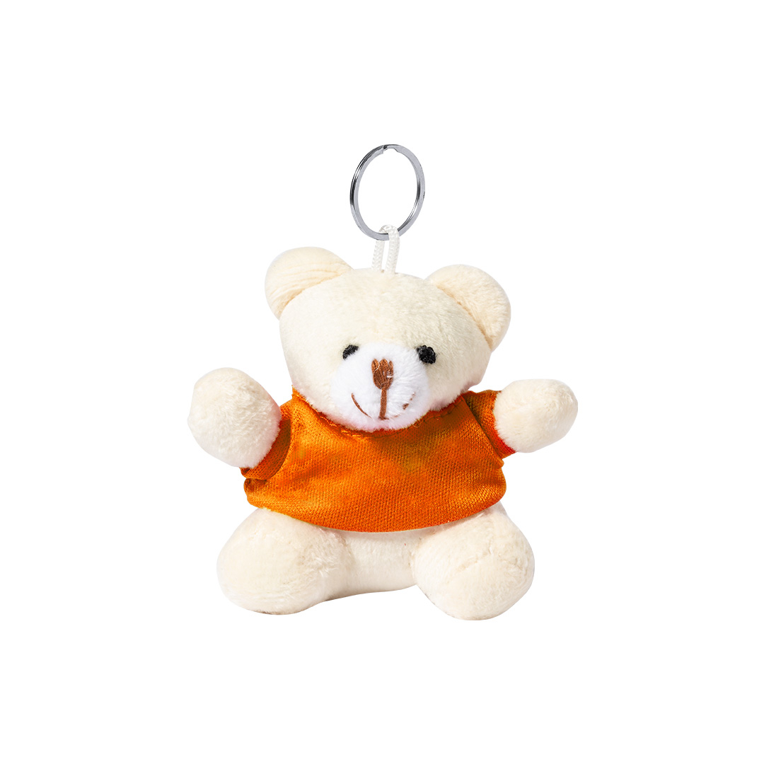 Brelok miś Tedchain P163819T pomarańczowy