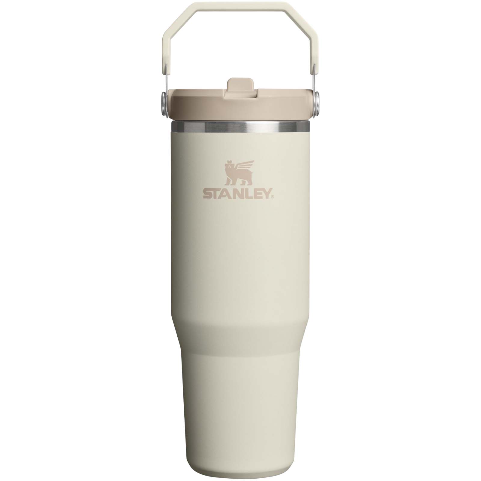 Stanley IceFlow™ 2.0 termoizolowany kubek ze stali nierdzewnej, pojemność 890 ml, z odchylaną słomką P179304C kremowy