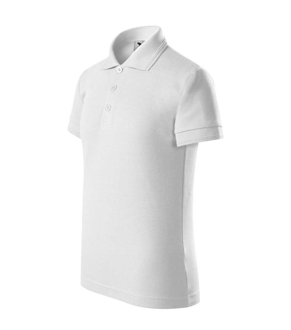 Koszulka polo dziecięca Pique Polo P027509F MA-U222-W