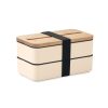 Lunch box z PP z P051095O bezowy Lunch box z PP z P051095O bezowy