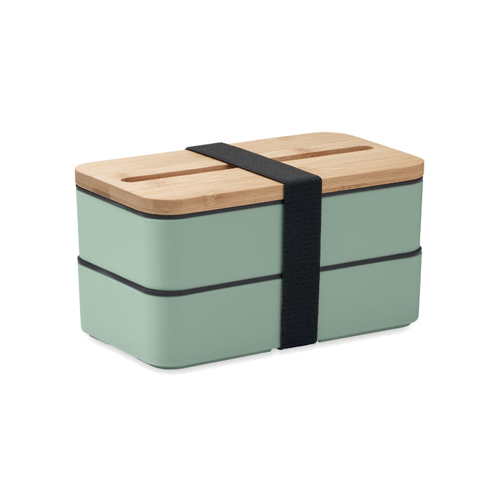 Lunch box z PP z P051095O miętowy zielony Lunch box z PP z P051095O miętowy zielony