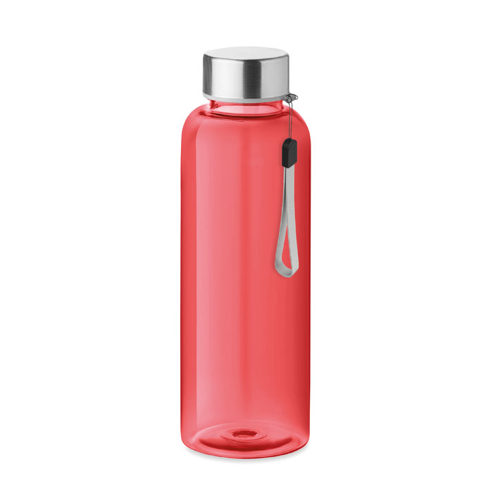 Butelka 500 ml z RPET P019946O przezroczysty czerwony