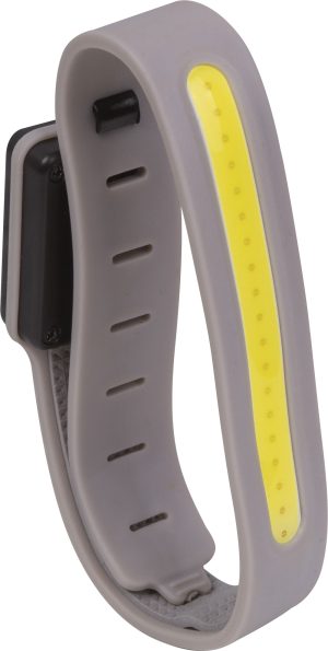 Opaska do biegania z lampką COB DOHA P179951G 