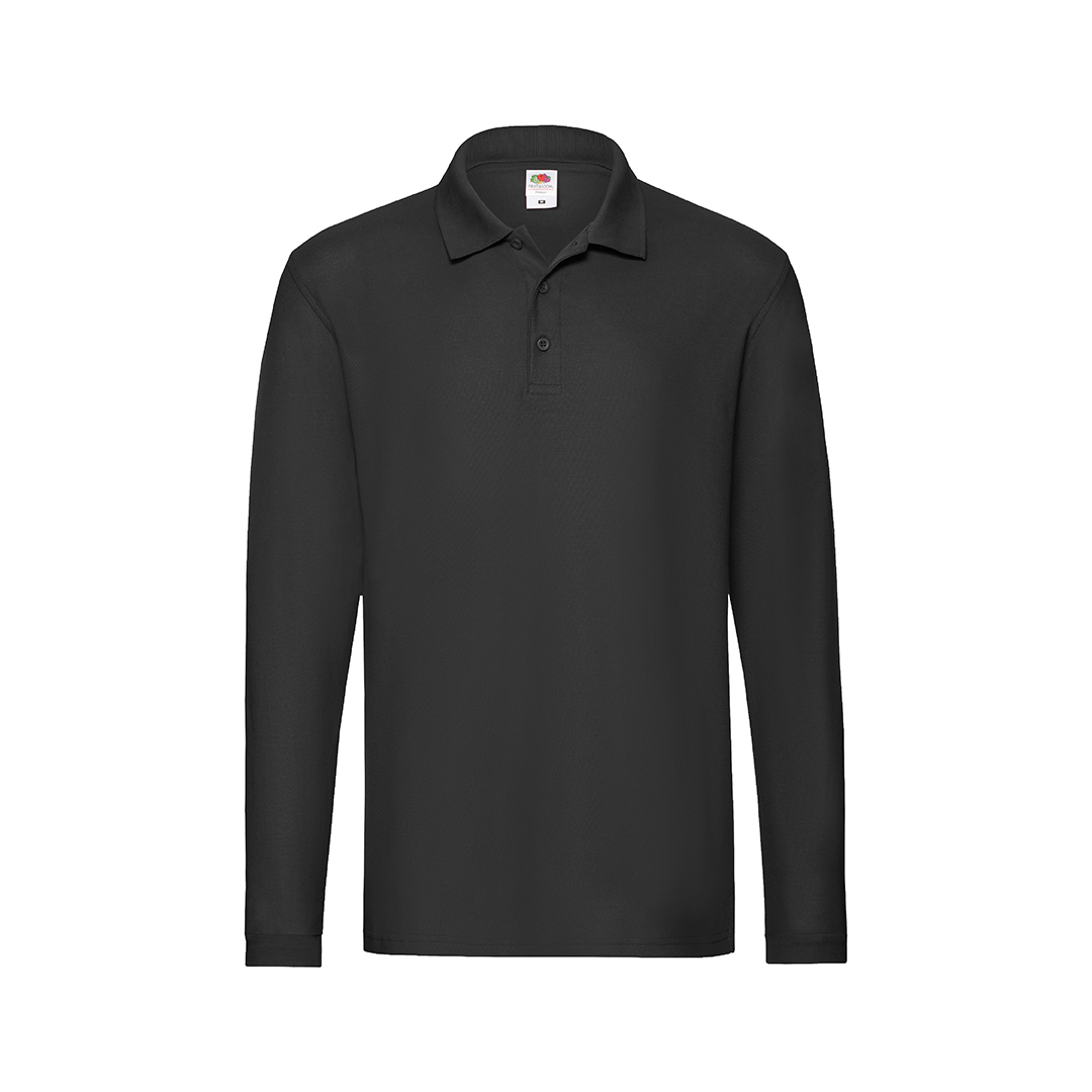 Polo dla dorosłych Polo Premium z długim rękawem P180590T czarny