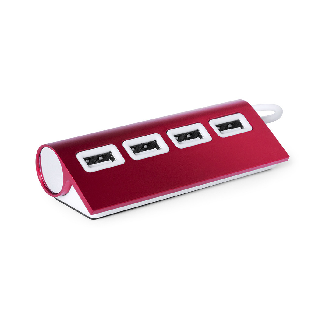 Hub USB Weeper P162813T czerwony Hub USB Weeper P162813T czerwony