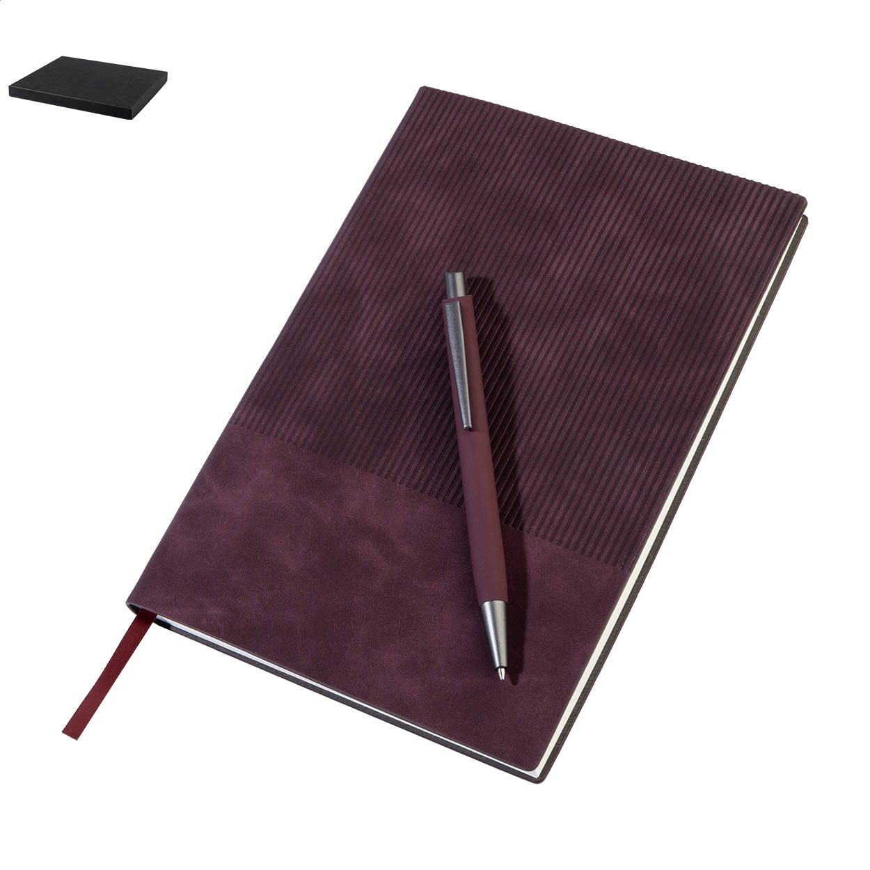 Sada s blokem Strium P180259D burgund