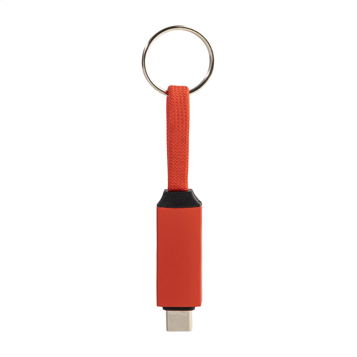 Přívěsek na klíče 60W kabel USB-C Keycab P180469D czerwony