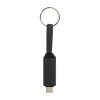 Přívěsek na klíče 60W kabel USB-C Keycab P180469D czarny