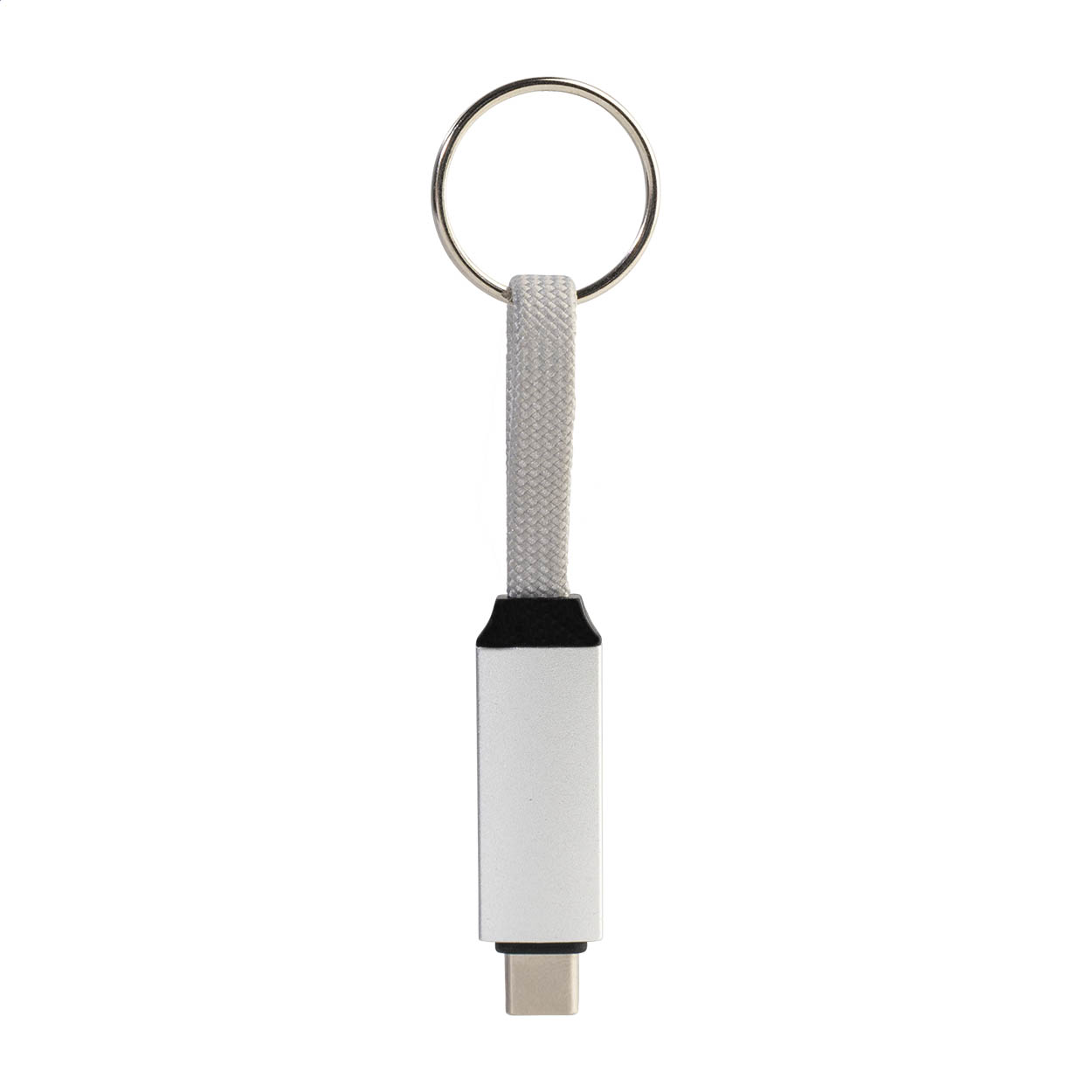Přívěsek na klíče 60W kabel USB-C Keycab P180469D srebrny